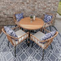 Round Table Chairs Outdoor Furniture